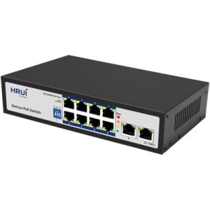 سوئیچ PoE اچ ار یو ای HRUI HR100-AF-8L2GN
